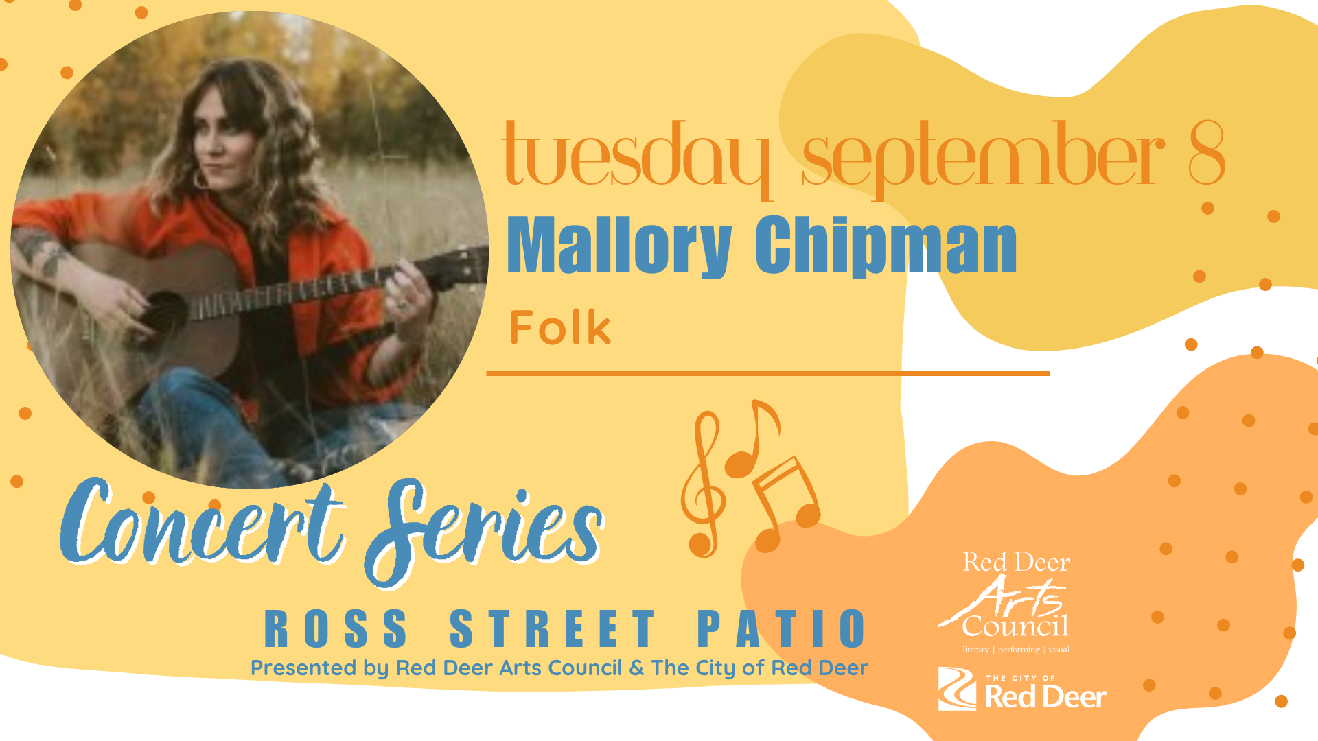 Mallory Chipman Ross Street Patio Concert Series event graphic
