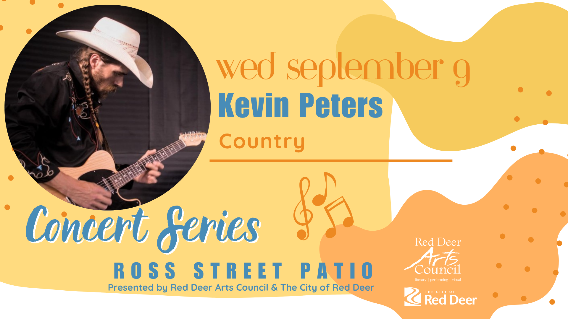 Kevin Peters Ross Street Patio Concert Series event graphic