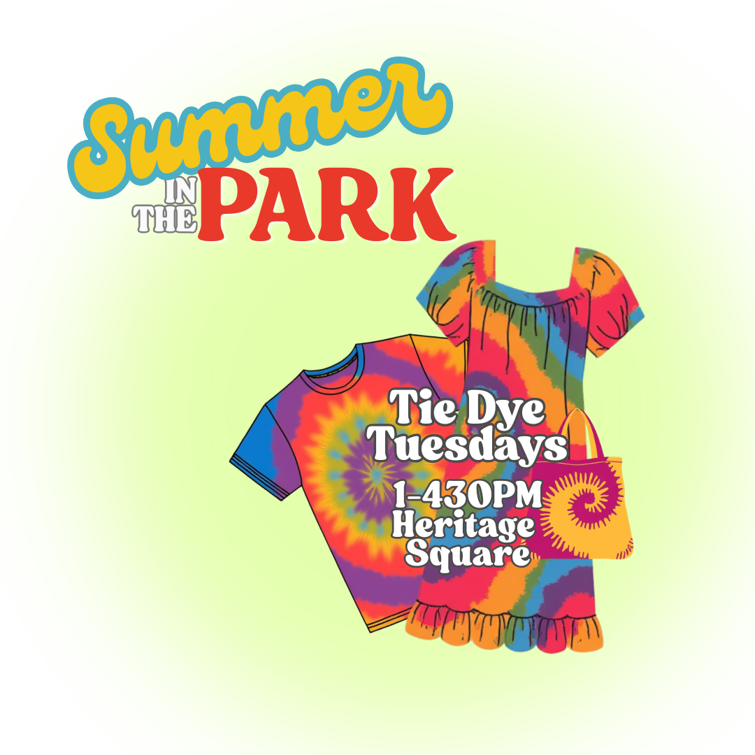 Tie Dye Tuesdays at the MAG