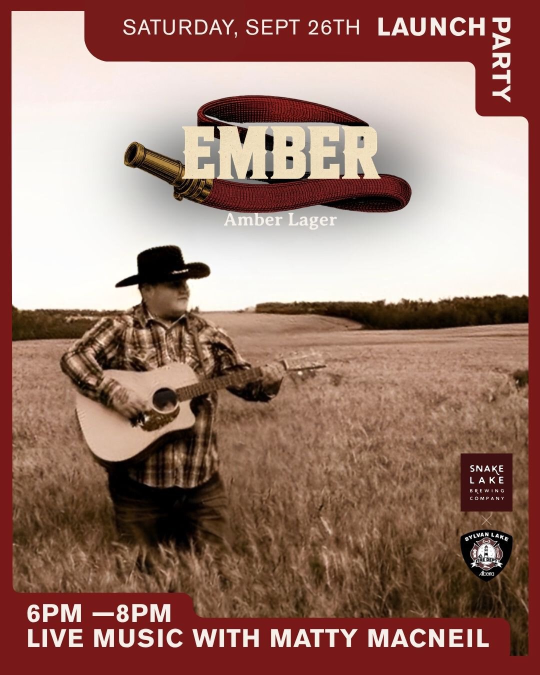 Matty MacNeil — Ember Amber launch concert official event artwork